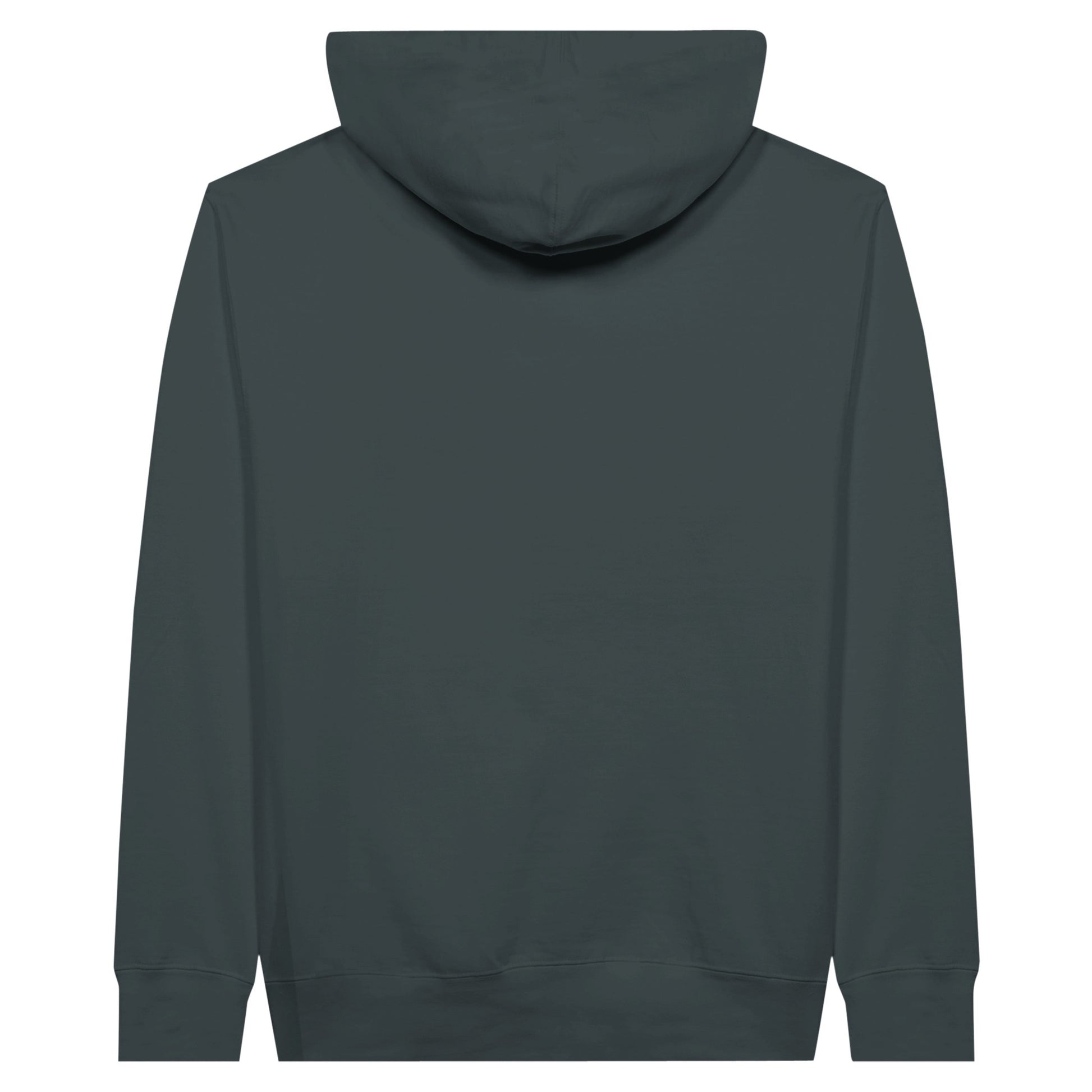 Stockholm Marathon Hoodie in charcoal grey - back