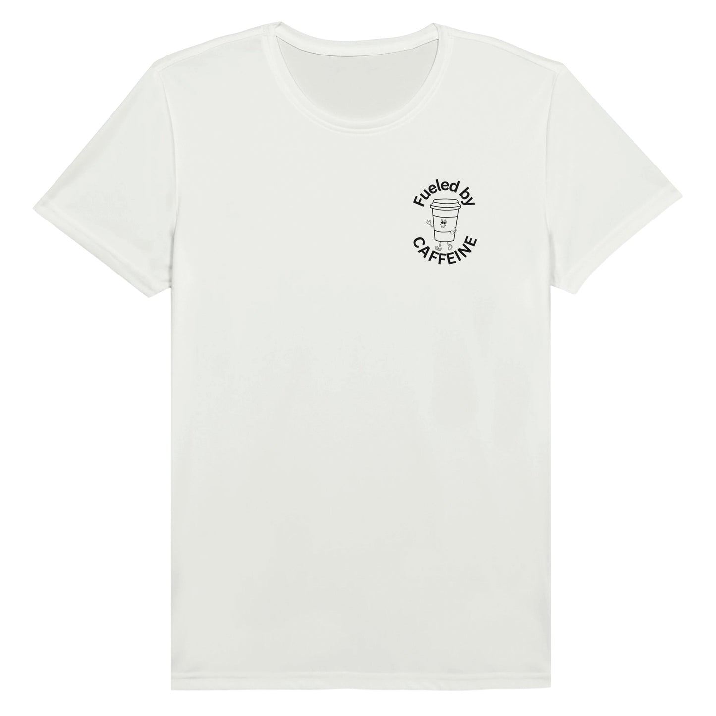 Fueled by caffeine performance t-shirt - front